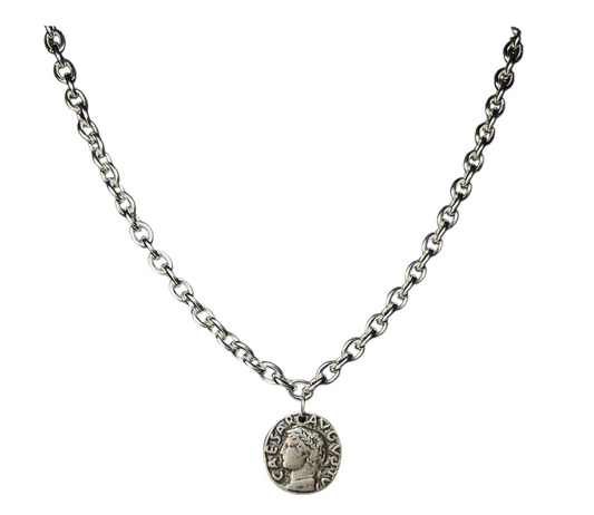 Caesar Coin Necklace