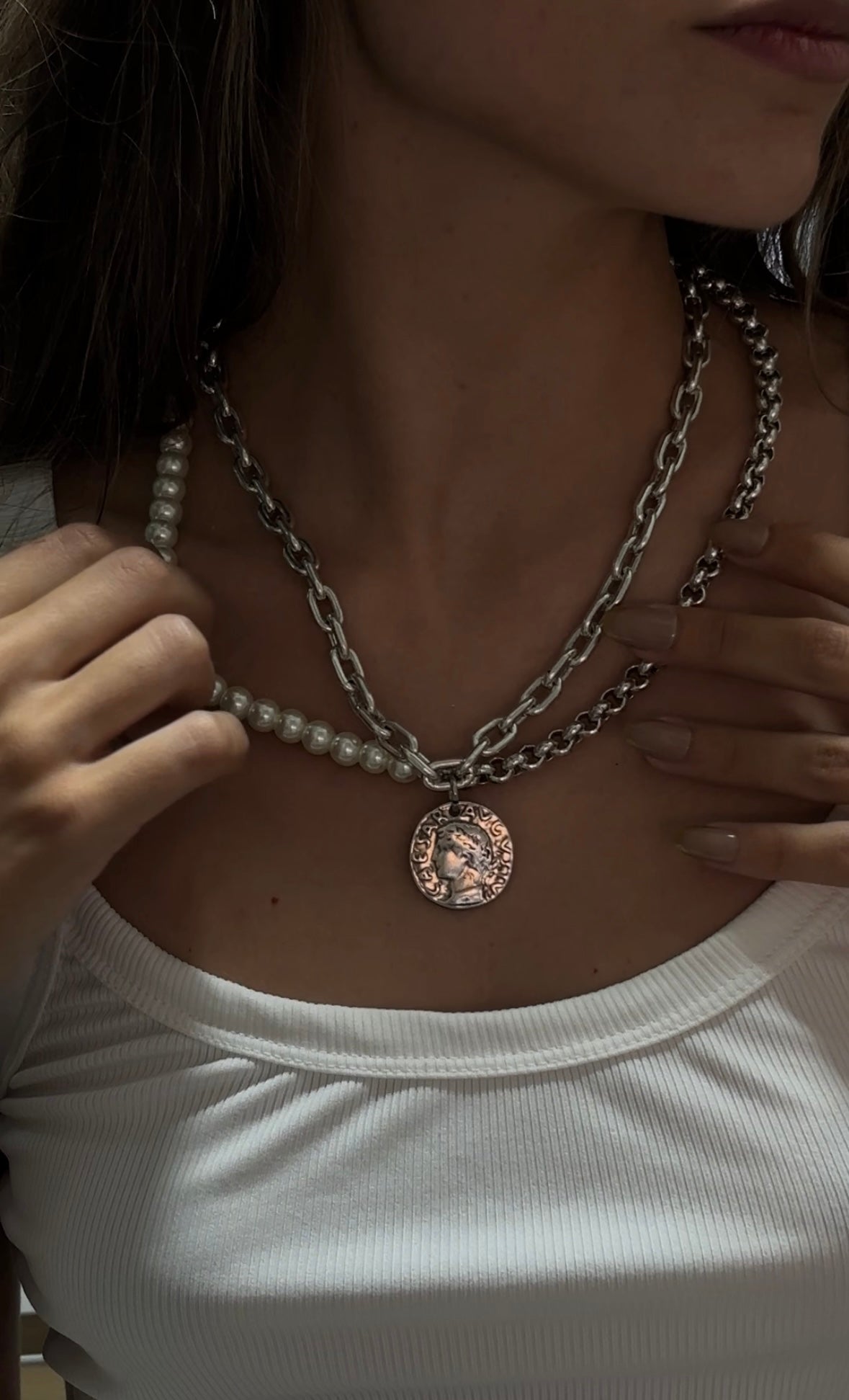 Caesar Coin Necklace