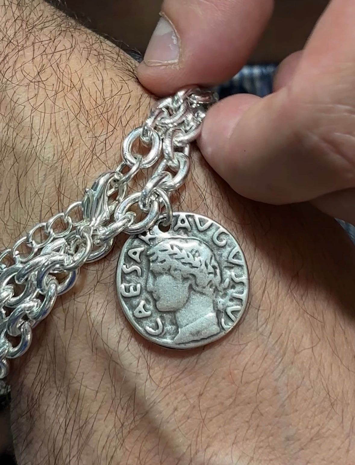 Caesar Coin Necklace
