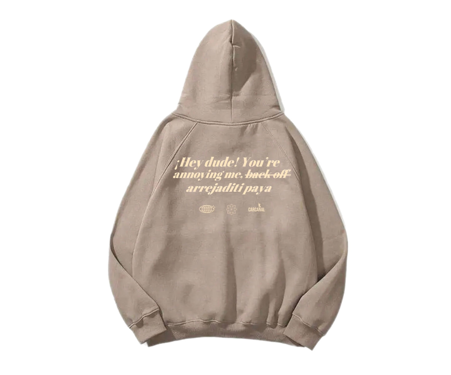 Back off - Cropped Hoodie